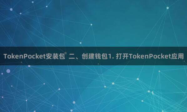 TokenPocket安装包  二、创建钱包1. 打开TokenPocket应用